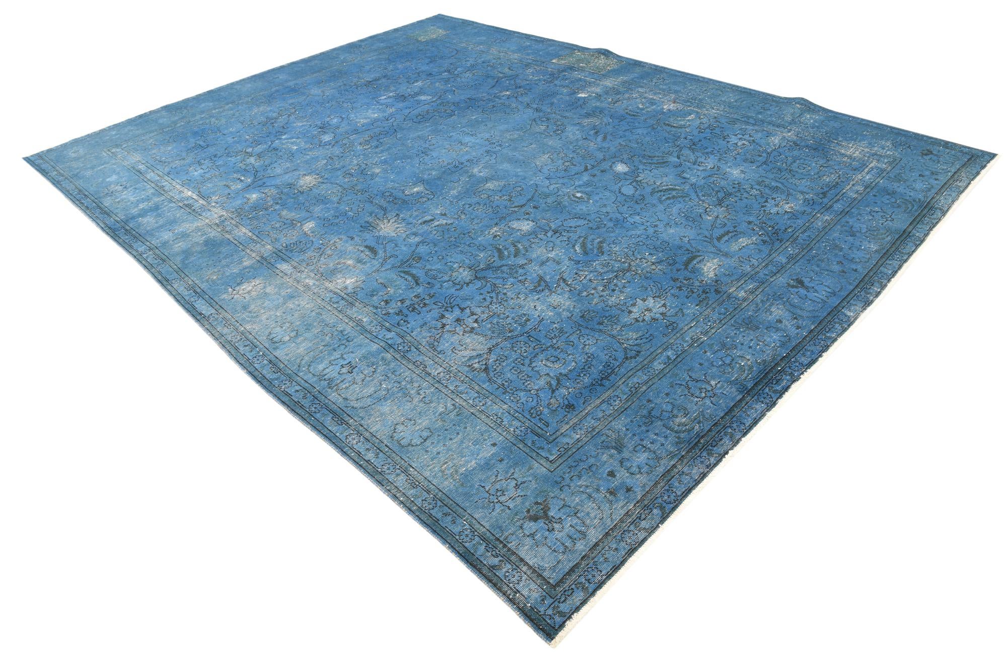 9' 9 x 12' 8 Hand Knotted Ultra Vintage Persian Wool Rug