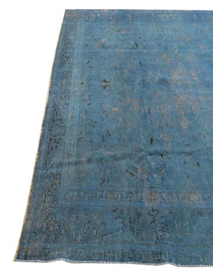 Detail image of 8' 3 x 11'  Hand Knotted Ultra Vintage Persian Wool Rug