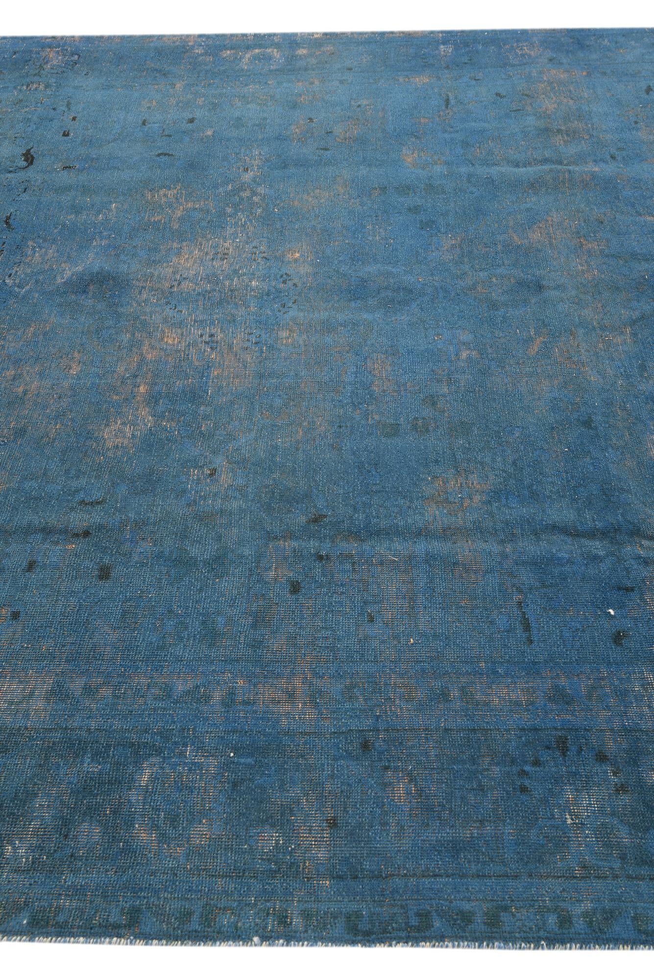 8' 3 x 11' Hand Knotted Ultra Vintage Persian Wool Rug