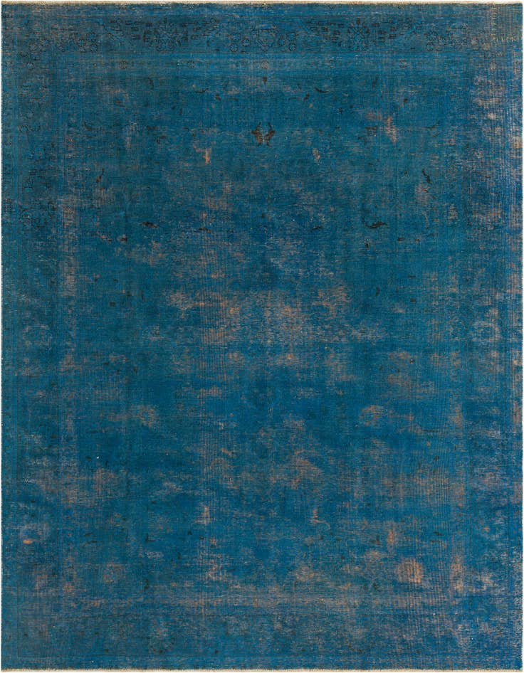 Detail image of 8' 3 x 11' Hand Knotted Ultra Vintage Persian Wool Rug