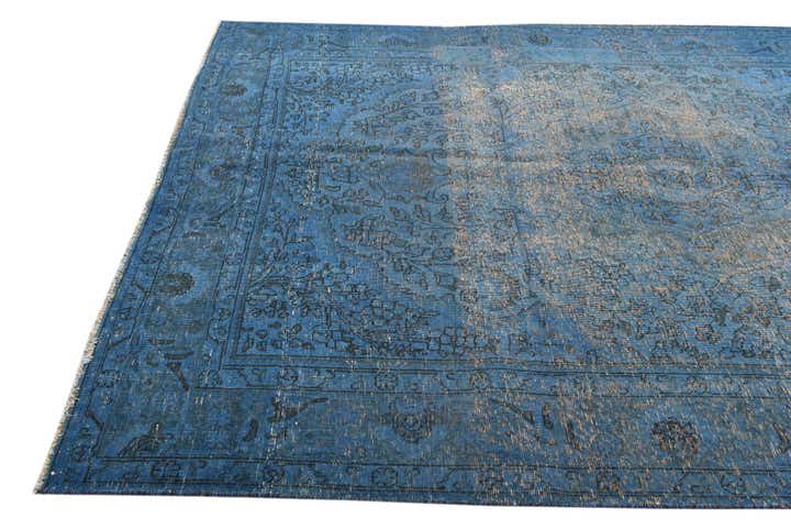 6' 10 x 10' Hand Knotted Ultra Vintage Persian Wool Rug