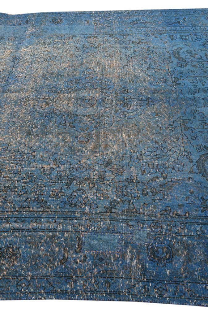 6' 10 x 10' Hand Knotted Ultra Vintage Persian Wool Rug