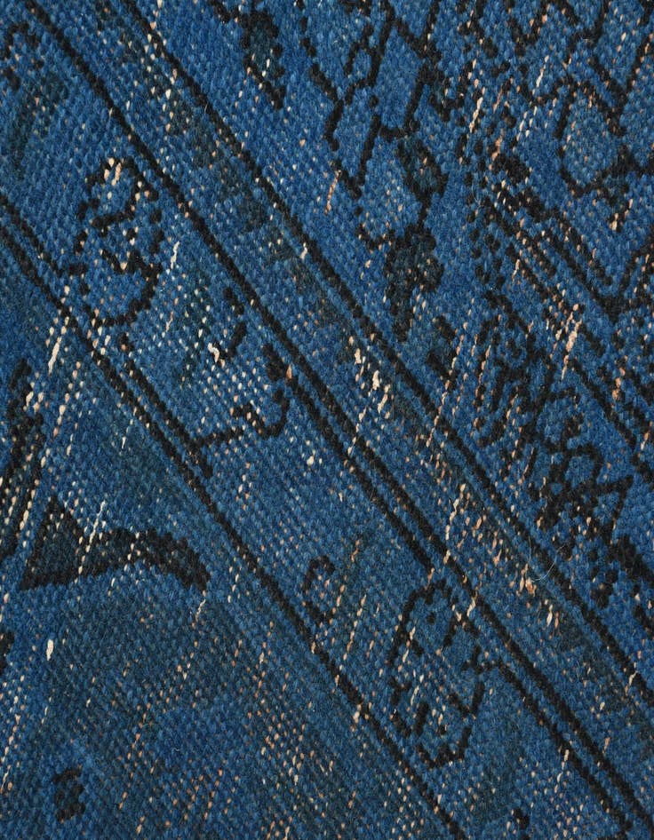 Detail image of 6' 10 x 10'  Hand Knotted Ultra Vintage Persian Wool Rug