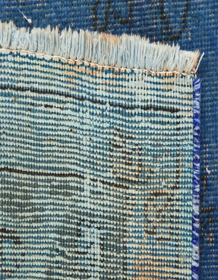 Detail image of 6' 8 x 9' 1  Hand Knotted Ultra Vintage Persian Wool Rug