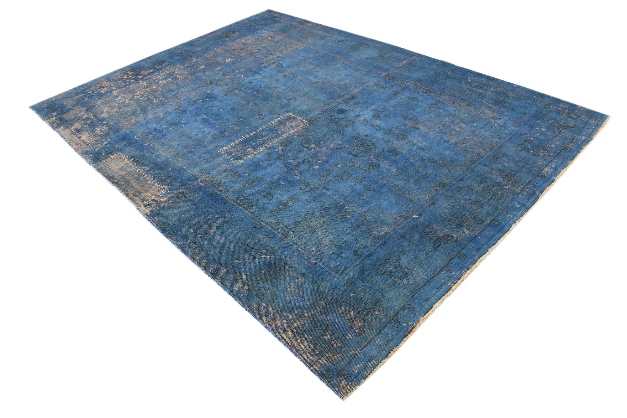 6' 8 x 9' 1 Hand Knotted Ultra Vintage Persian Wool Rug