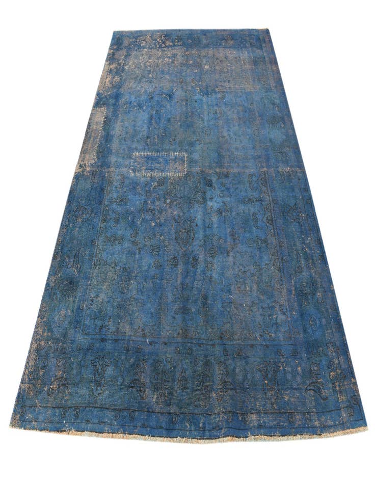 Detail image of 6' 8 x 9' 1  Hand Knotted Ultra Vintage Persian Wool Rug