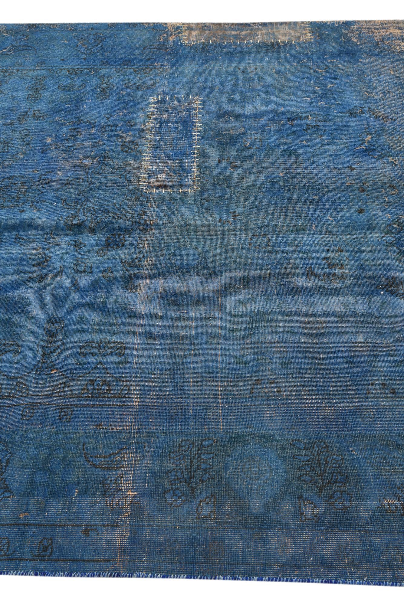 6' 8 x 9' 1 Hand Knotted Ultra Vintage Persian Wool Rug
