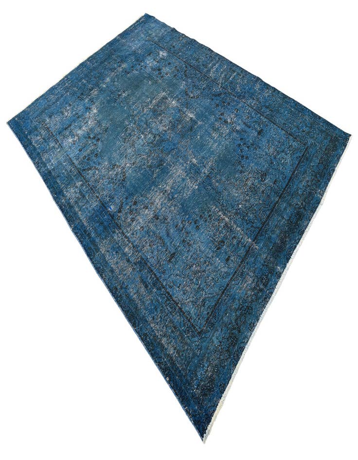 Detail image of 6' 8 x 9' 5  Hand Knotted Ultra Vintage Persian Wool Rug