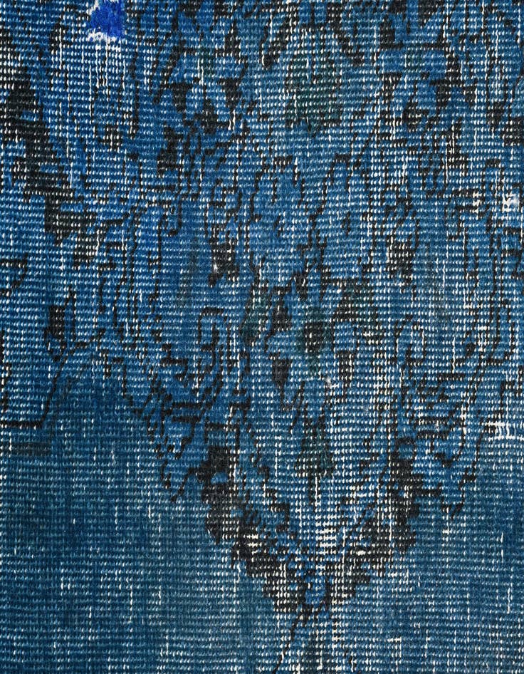 Detail image of 6' 8 x 9' 5  Hand Knotted Ultra Vintage Persian Wool Rug