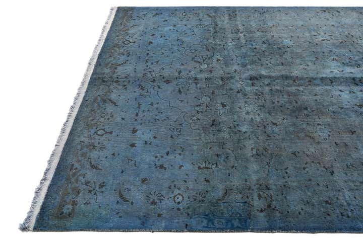 6' 1 x 10' Hand Knotted Ultra Vintage Persian Wool Rug