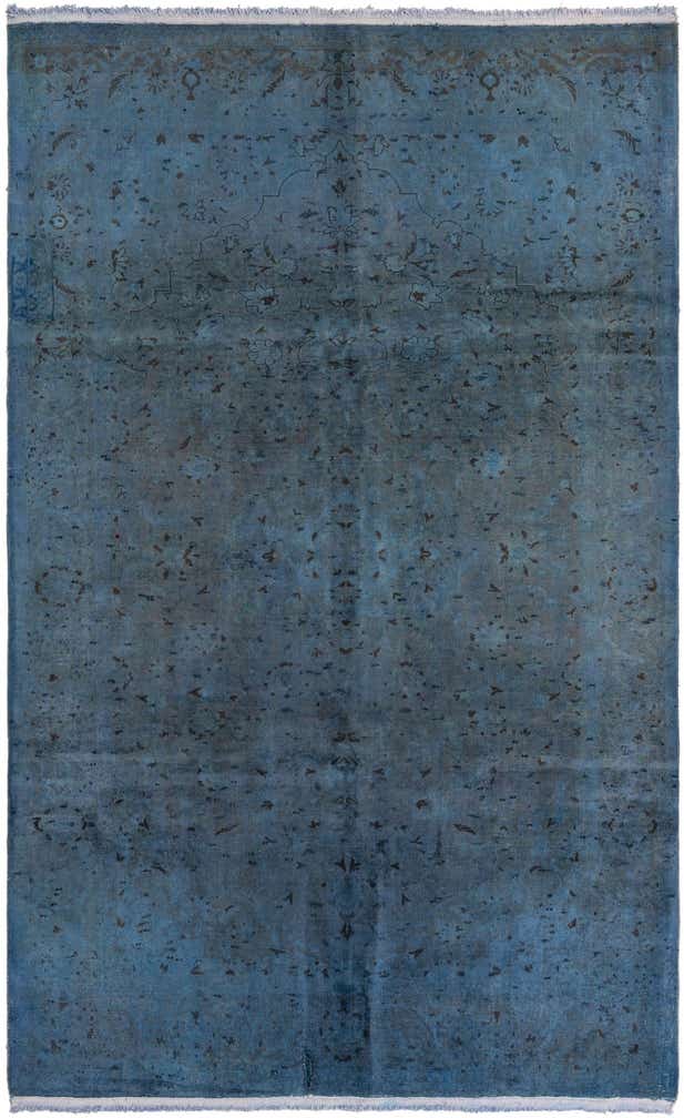 6' 1 x 10' Hand Knotted Ultra Vintage Persian Wool Rug