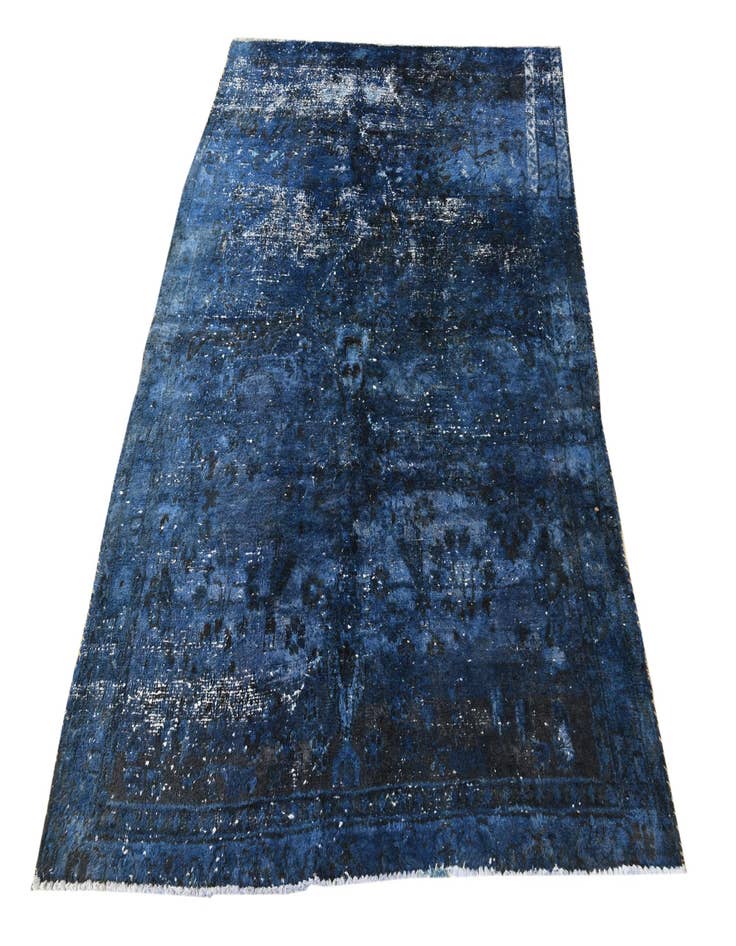 Detail image of 4' 6 x 6' 5  Hand Knotted Ultra Vintage Persian Wool Rug