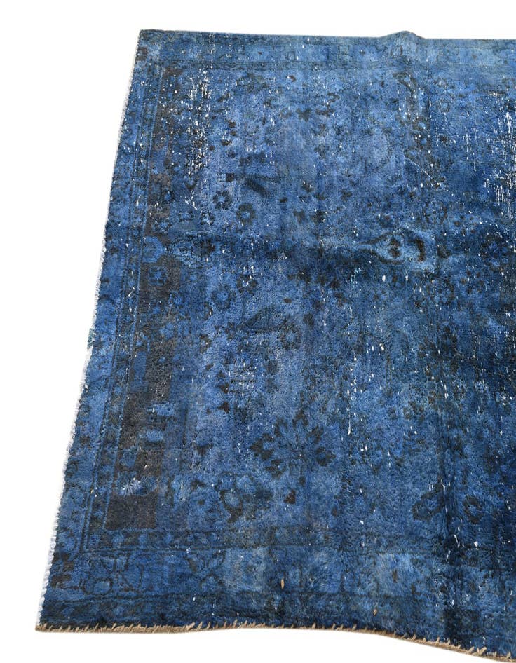 Detail image of 4' 6 x 6' 5  Hand Knotted Ultra Vintage Persian Wool Rug