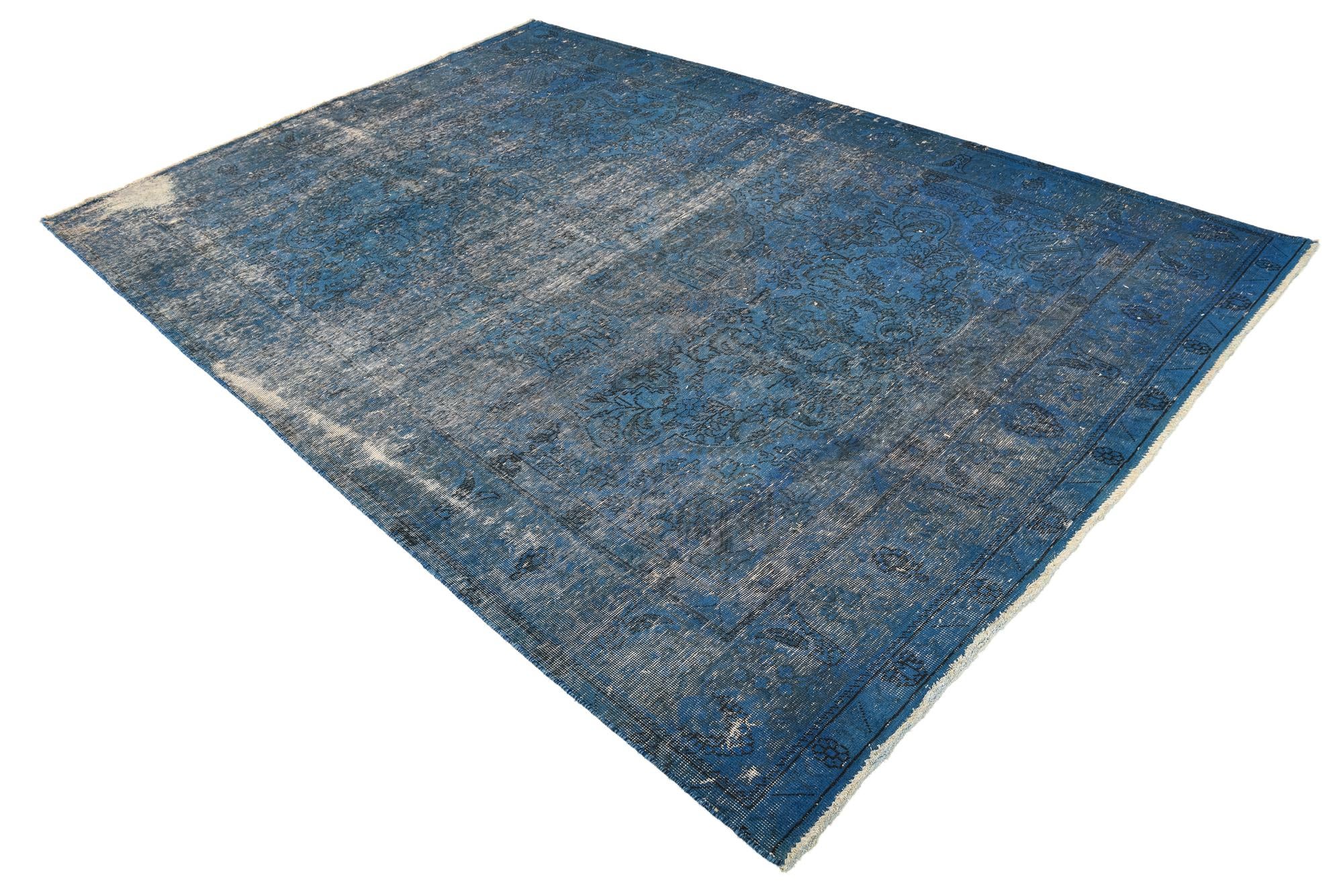 6' 6 x 9' 9 Hand Knotted Ultra Vintage Persian Wool Rug
