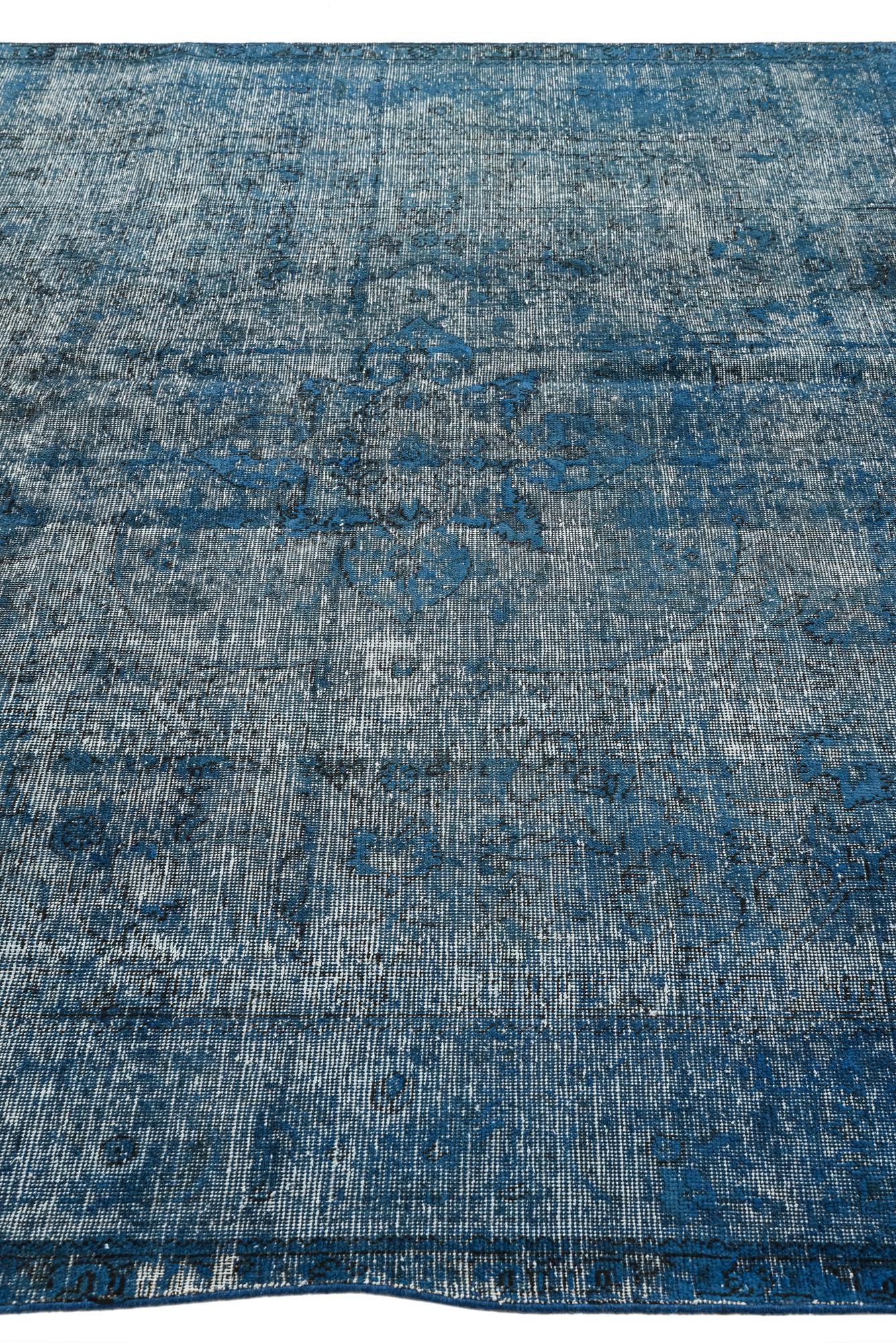 6' 6 x 9' 8 Hand Knotted Ultra Vintage Persian Wool Rug