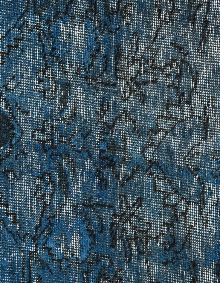 Detail image of 6' 6 x 9' 8  Hand Knotted Ultra Vintage Persian Wool Rug