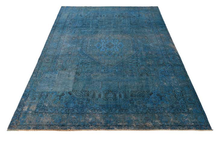 9' 4 x 12' 4 Hand Knotted Ultra Vintage Persian Wool Rug