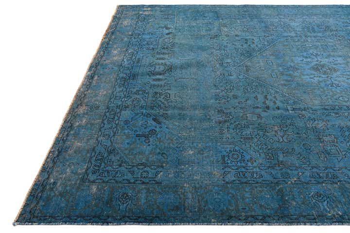 9' 4 x 12' 4 Hand Knotted Ultra Vintage Persian Wool Rug
