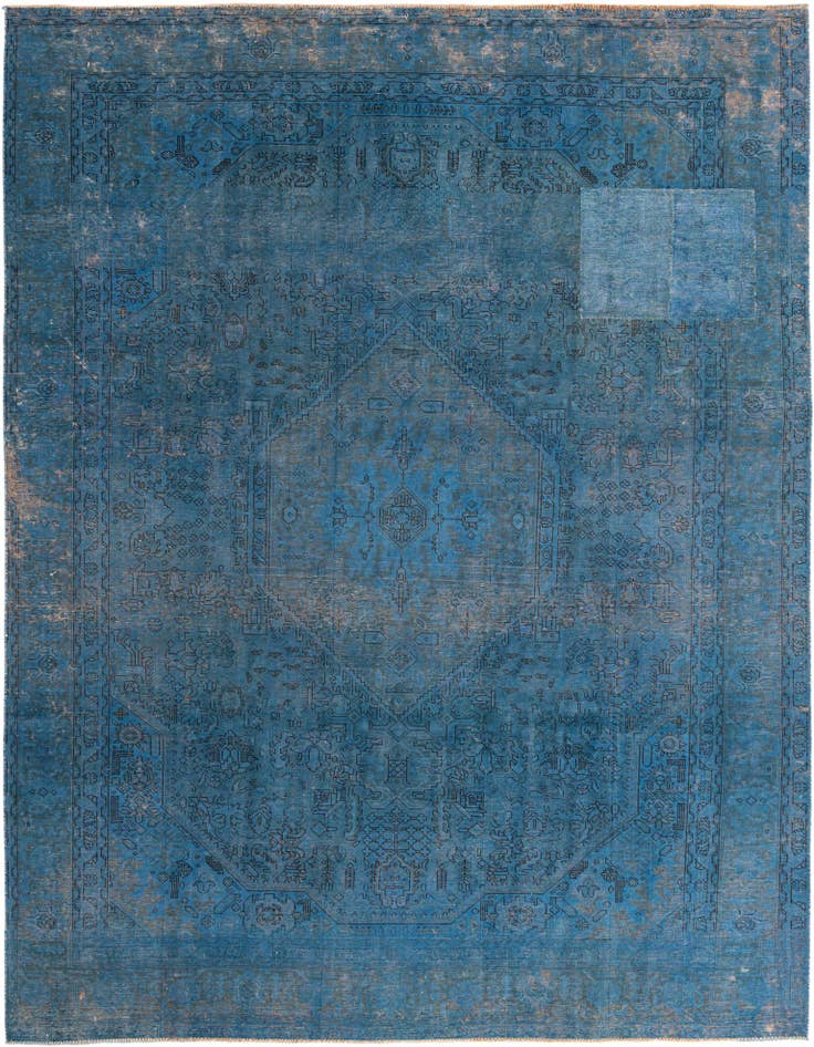 Detail image of 9' 4 x 12' 4 Hand Knotted Ultra Vintage Persian Wool Rug