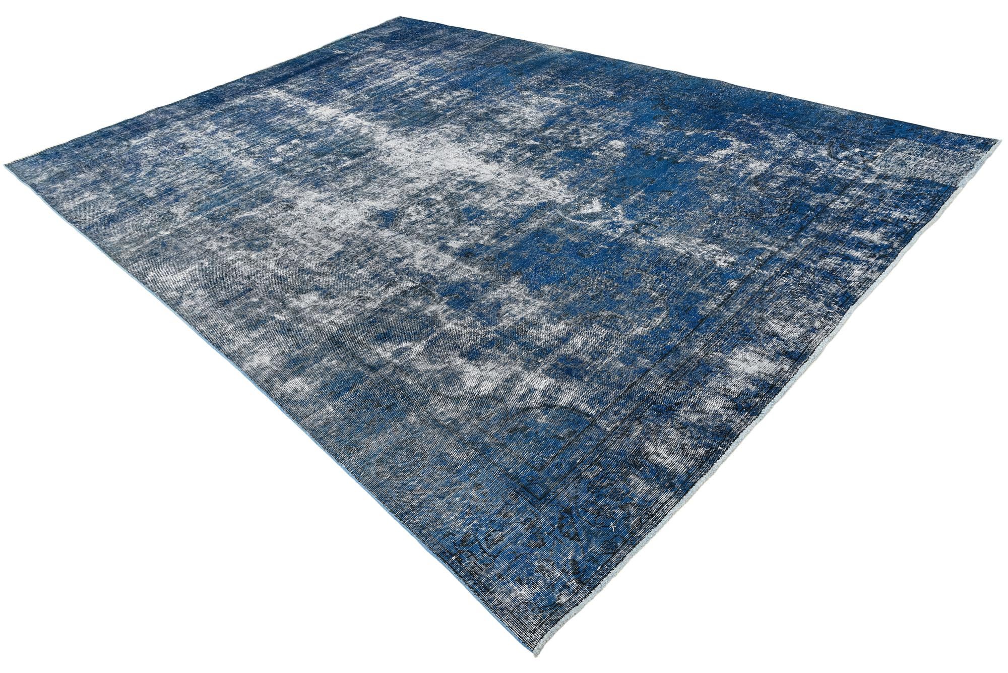 9' 4 x 13' Hand Knotted Ultra Vintage Persian Wool Rug