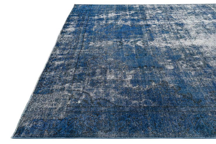 Detail image of 9' 4 x 13' Hand Knotted Ultra Vintage Persian Wool Rug