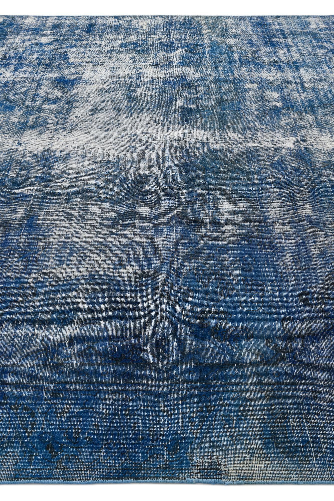 9' 4 x 13' Hand Knotted Ultra Vintage Persian Wool Rug