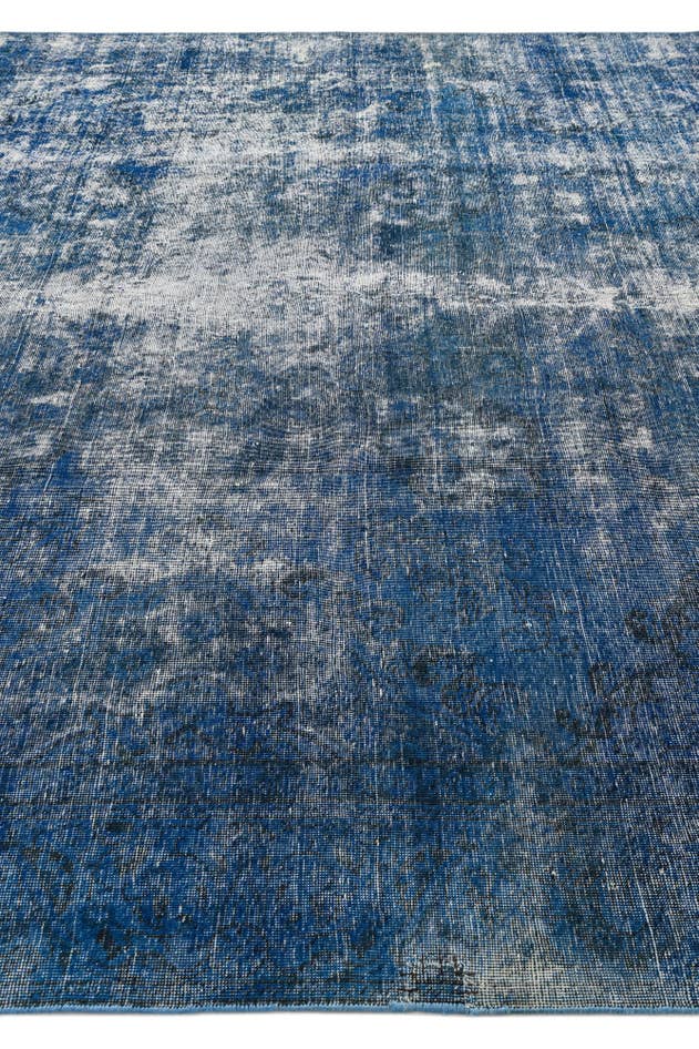 Detail image of 9' 4 x 13' Hand Knotted Ultra Vintage Persian Wool Rug