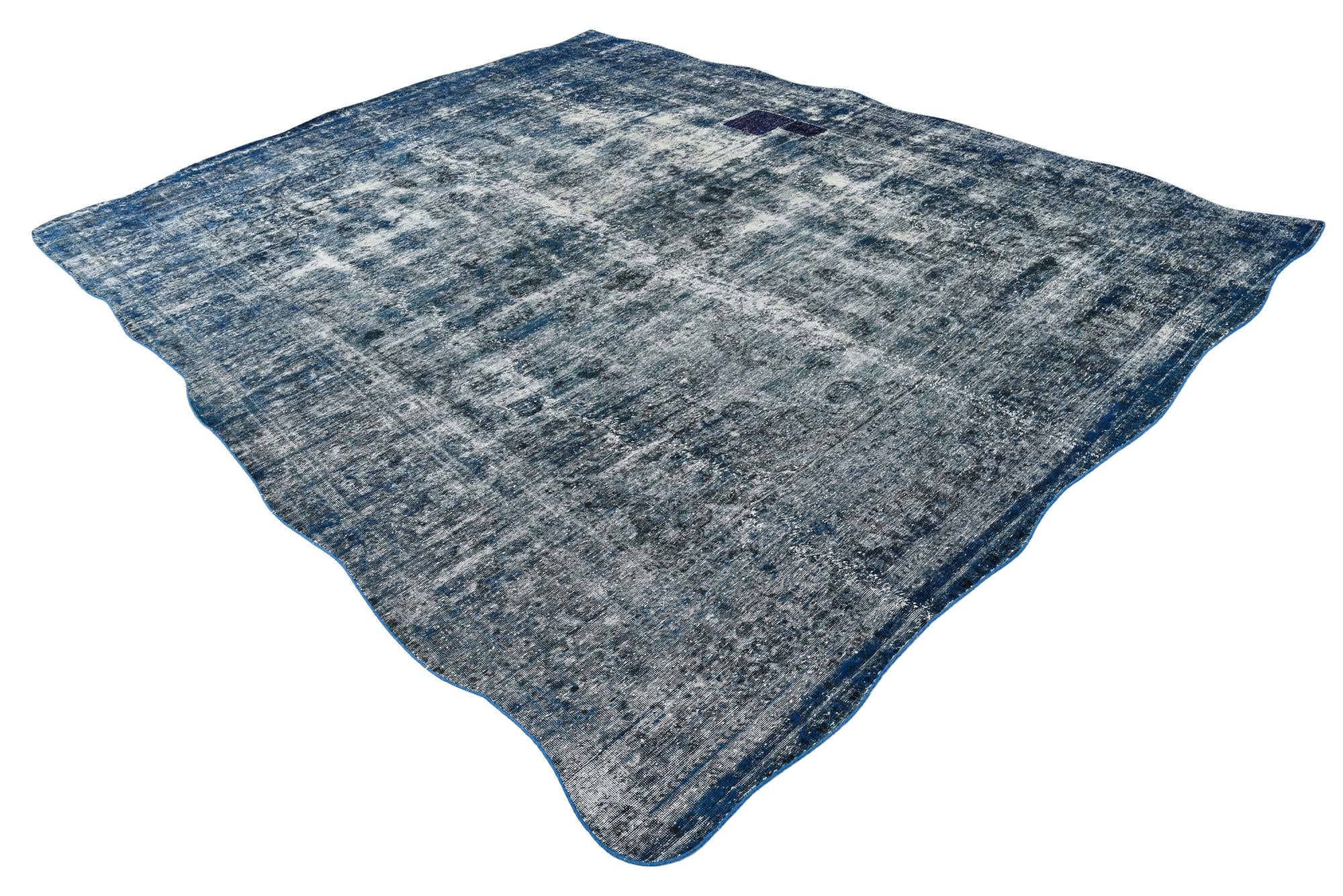 9' 3 x 12' 5 Hand Knotted Ultra Vintage Persian Wool Rug