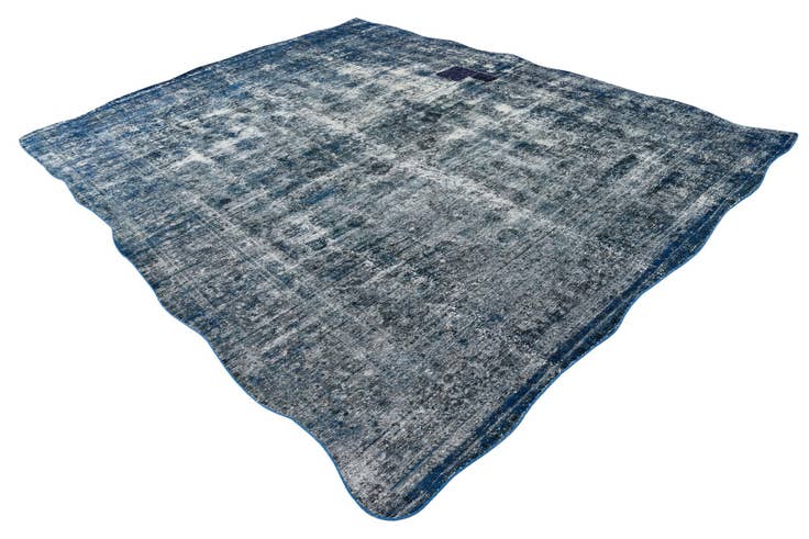 Detail image of 9' 3 x 12' 5 Hand Knotted Ultra Vintage Persian Wool Rug