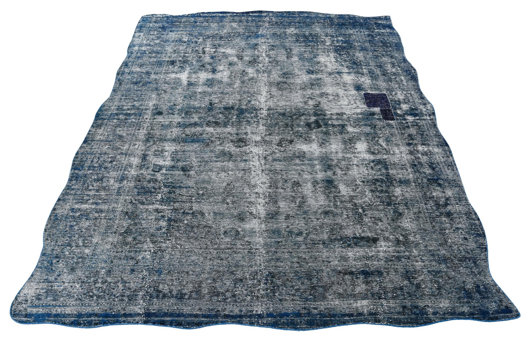 9' 3 x 12' 5 Hand Knotted Ultra Vintage Persian Wool Rug