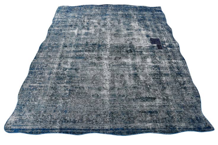 Detail image of 9' 3 x 12' 5 Hand Knotted Ultra Vintage Persian Wool Rug