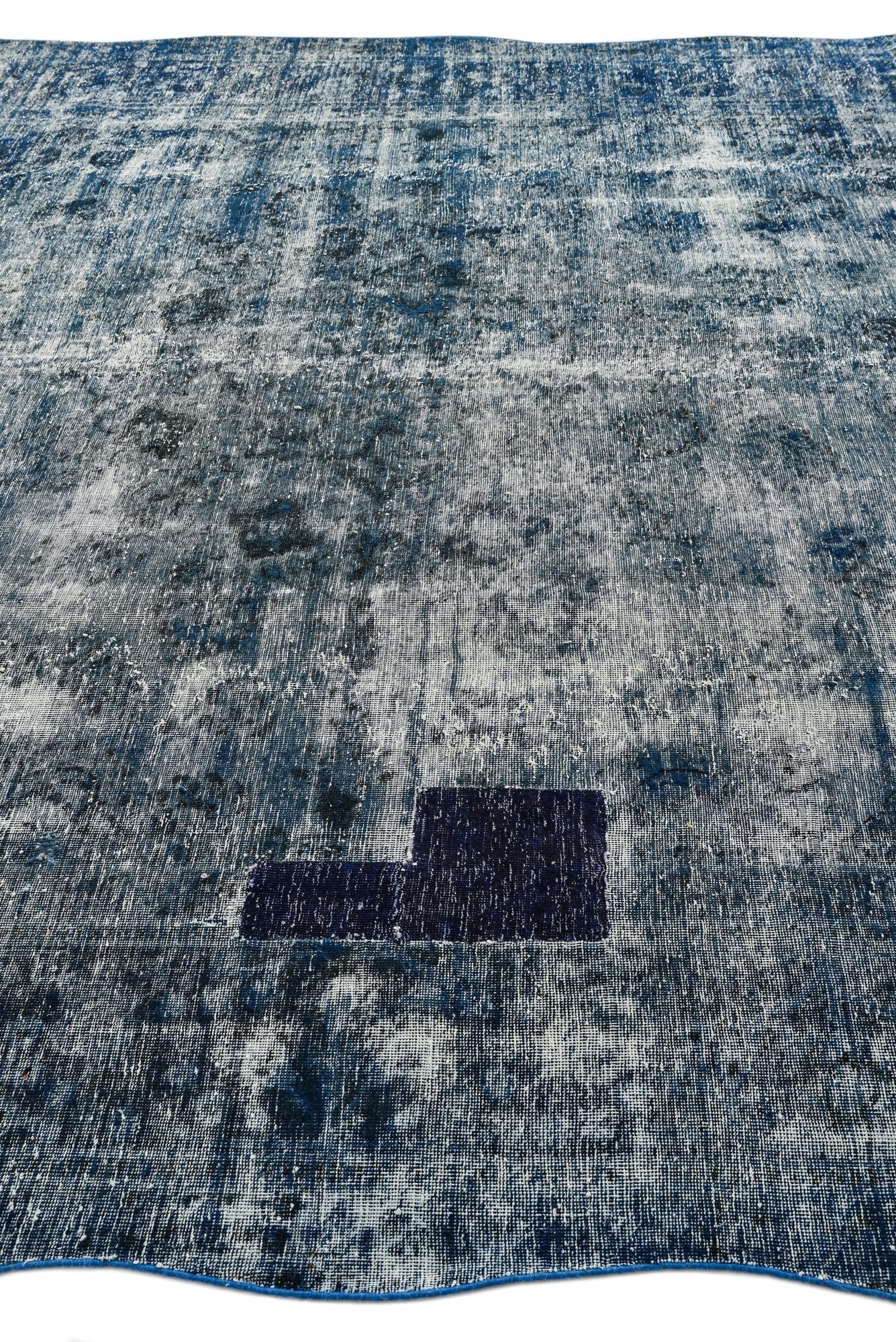 9' 3 x 12' 5 Hand Knotted Ultra Vintage Persian Wool Rug