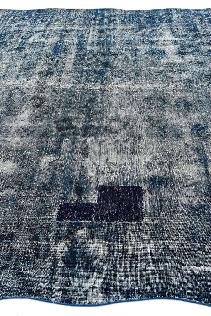 9' 3 x 12' 5 Hand Knotted Ultra Vintage Persian Wool Rug