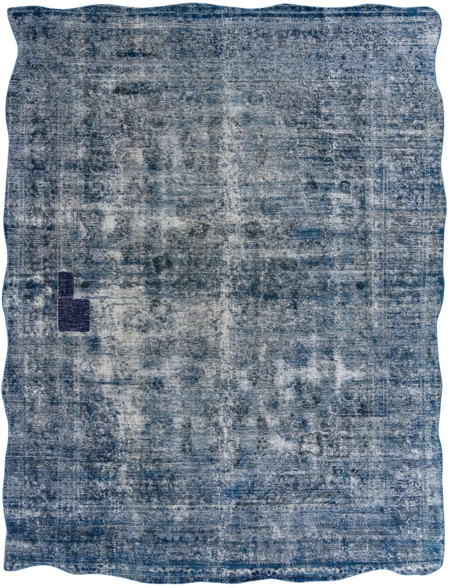9' 3 x 12' 5 Hand Knotted Ultra Vintage Persian Wool Rug