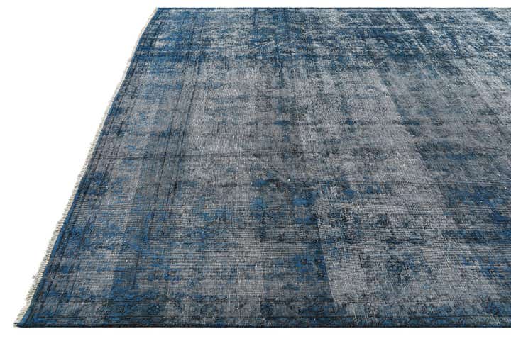 9' 7 x 12' 10 Hand Knotted Ultra Vintage Persian Wool Rug