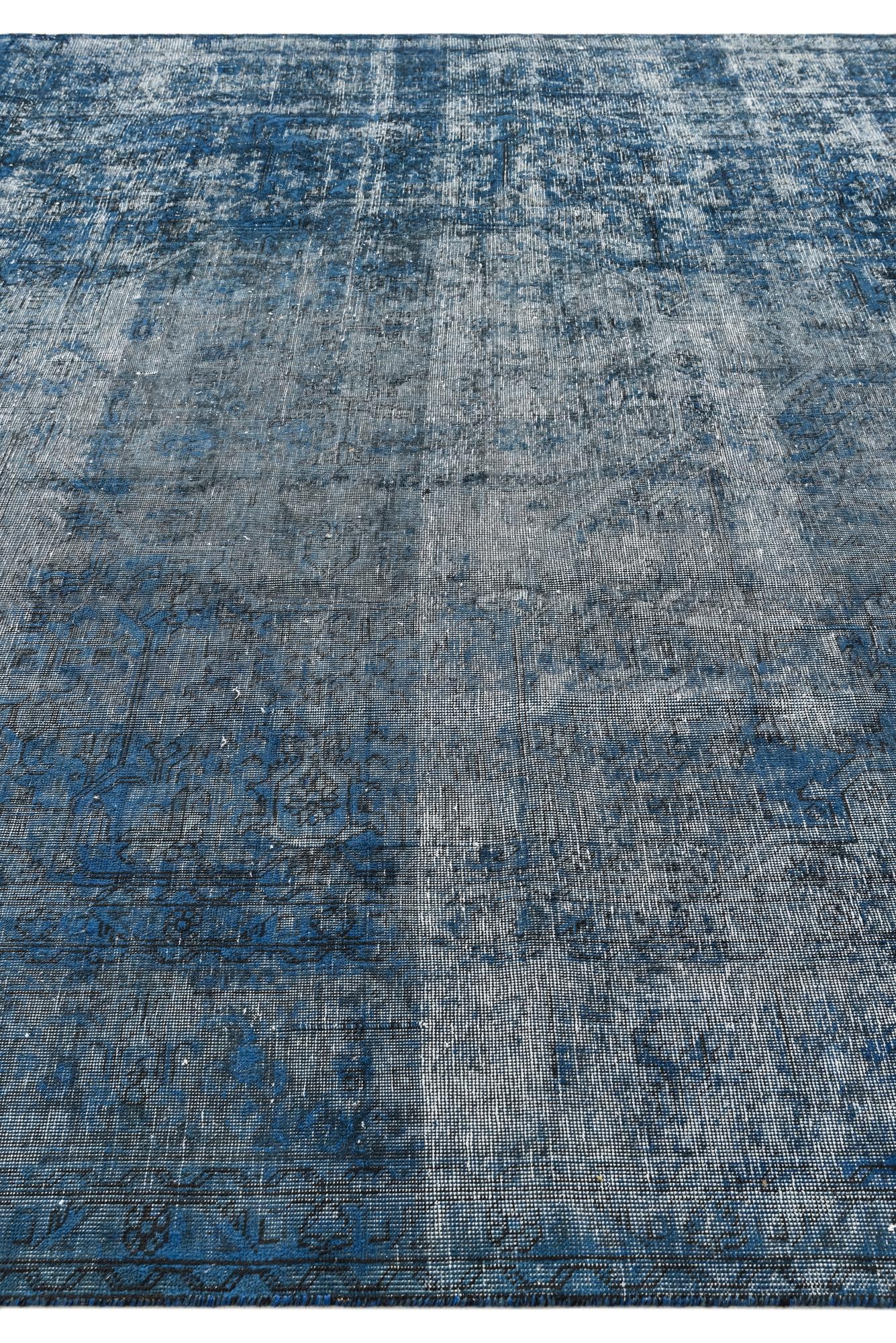 9' 7 x 12' 10 Hand Knotted Ultra Vintage Persian Wool Rug