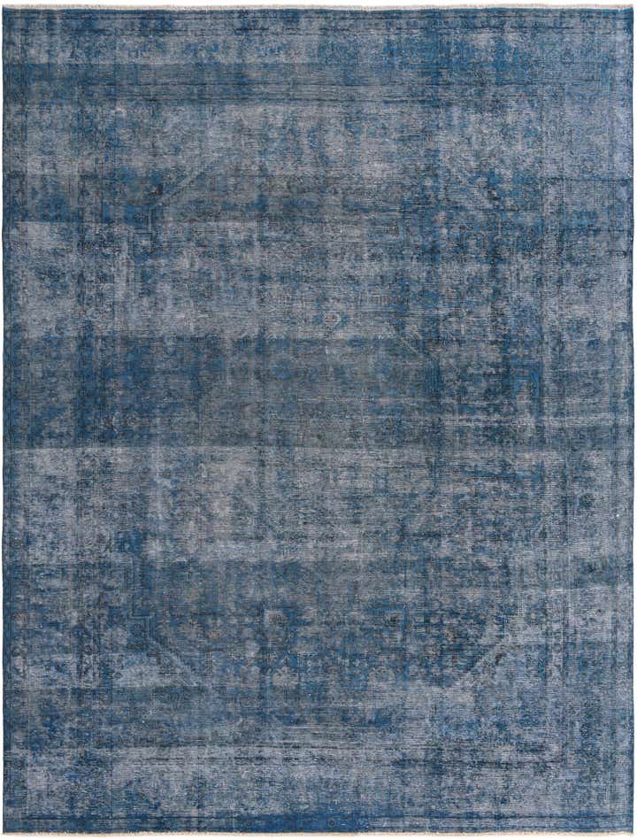 9' 7 x 12' 10 Hand Knotted Ultra Vintage Persian Wool Rug