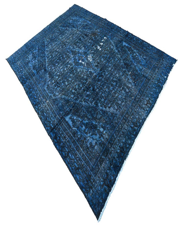 Detail image of 7' 6 x 10' 4  Hand Knotted Ultra Vintage Persian Wool Rug