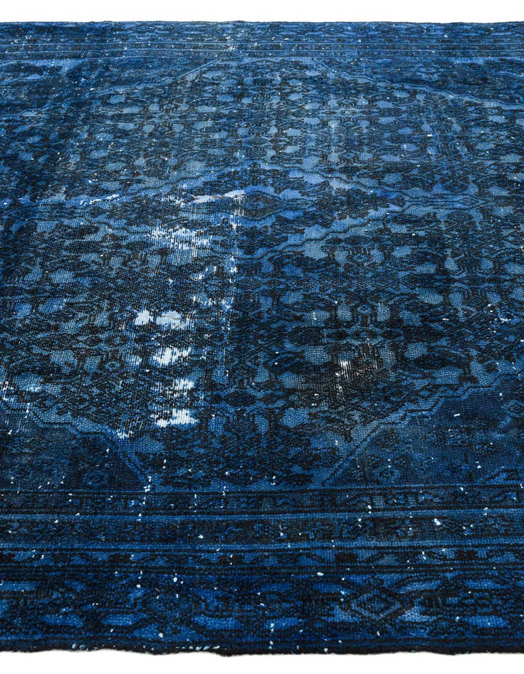 Detail image of 7' 6 x 10' 4  Hand Knotted Ultra Vintage Persian Wool Rug