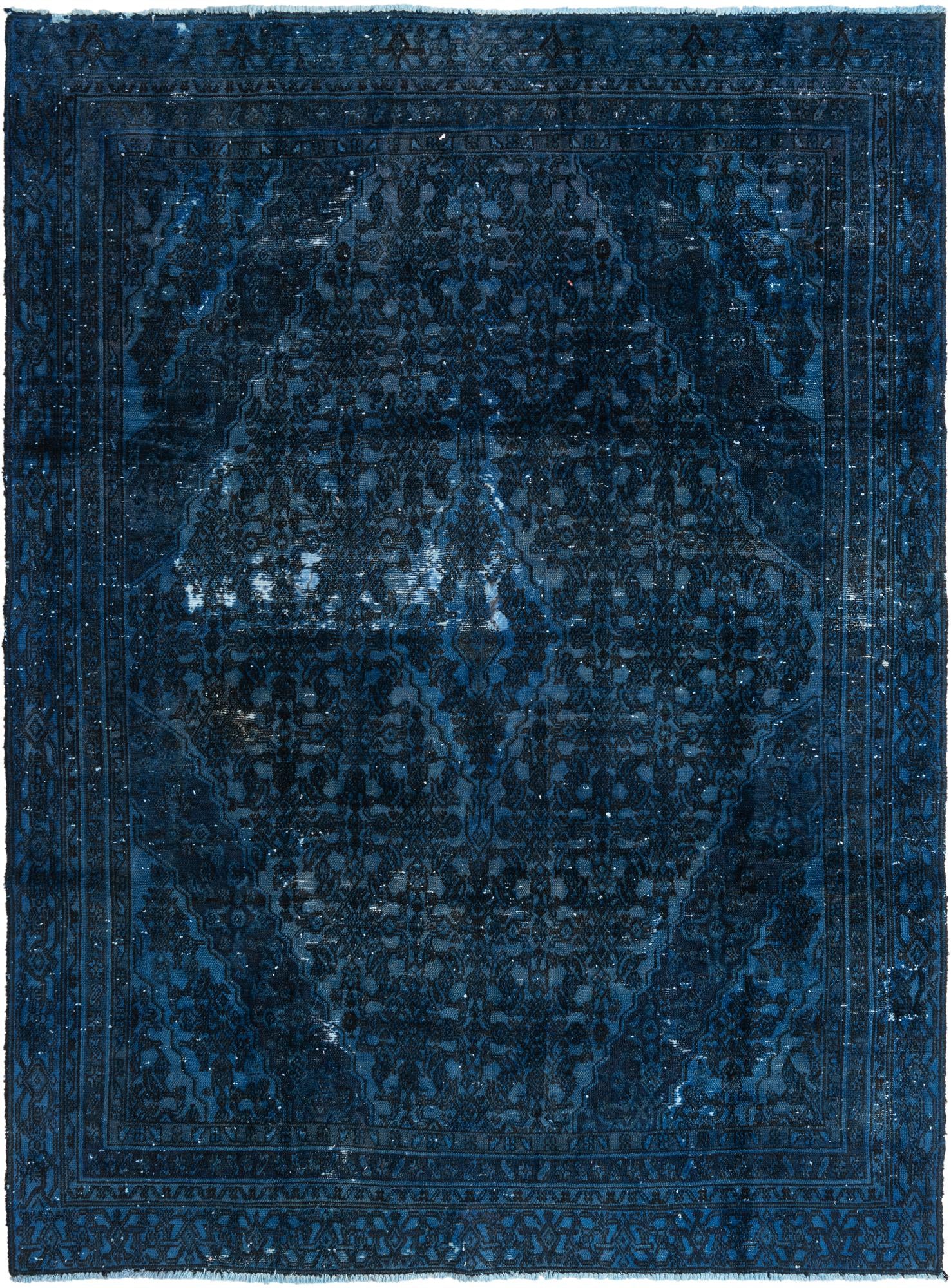 7' 6 x 10' 4 Hand Knotted Ultra Vintage Persian Wool Rug
