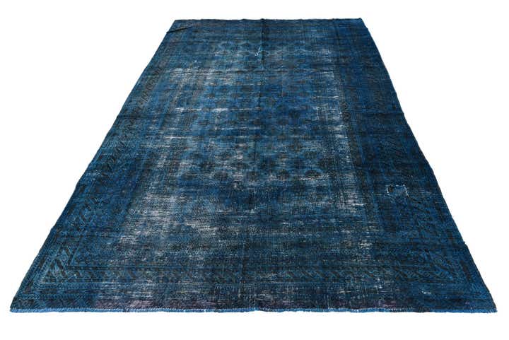 6' 10 x 10' 6 Hand Knotted Ultra Vintage Persian Wool Rug