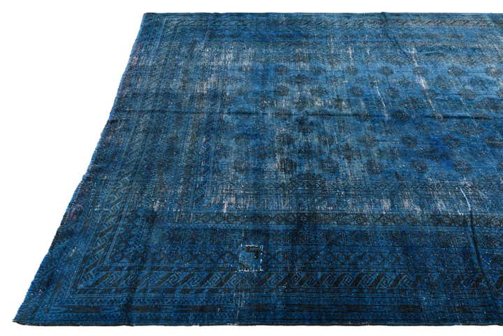 6' 10 x 10' 6 Hand Knotted Ultra Vintage Persian Wool Rug