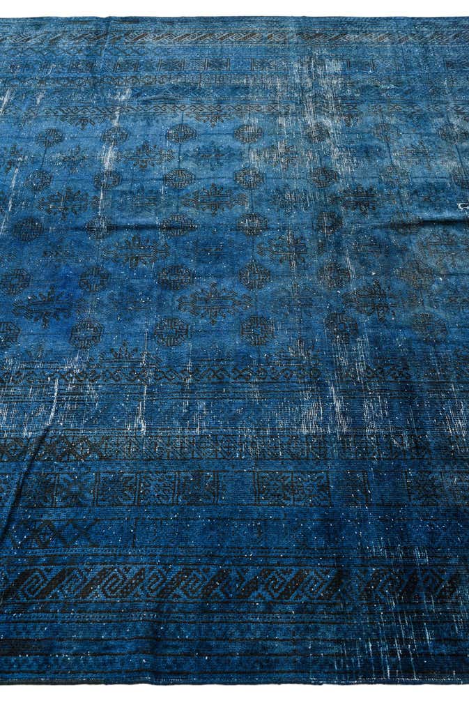 6' 10 x 10' 6 Hand Knotted Ultra Vintage Persian Wool Rug