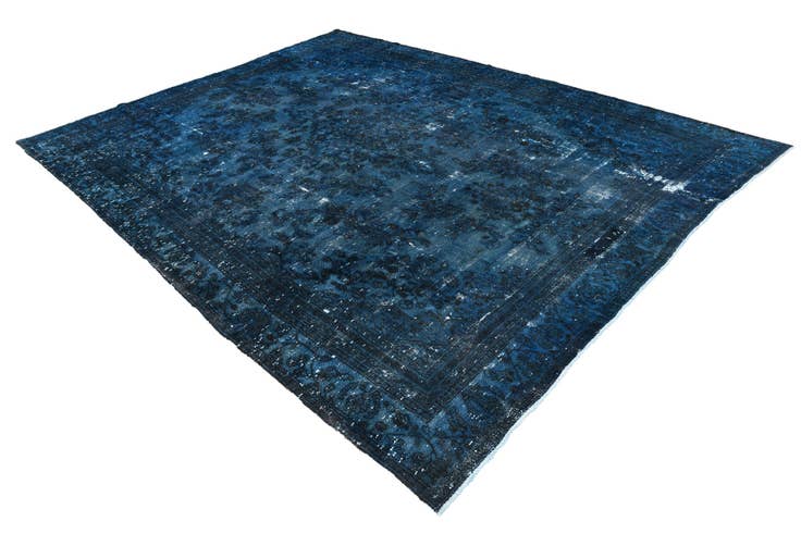 Detail image of 9' 10 x 13' 1 Hand Knotted Ultra Vintage Persian Wool Rug