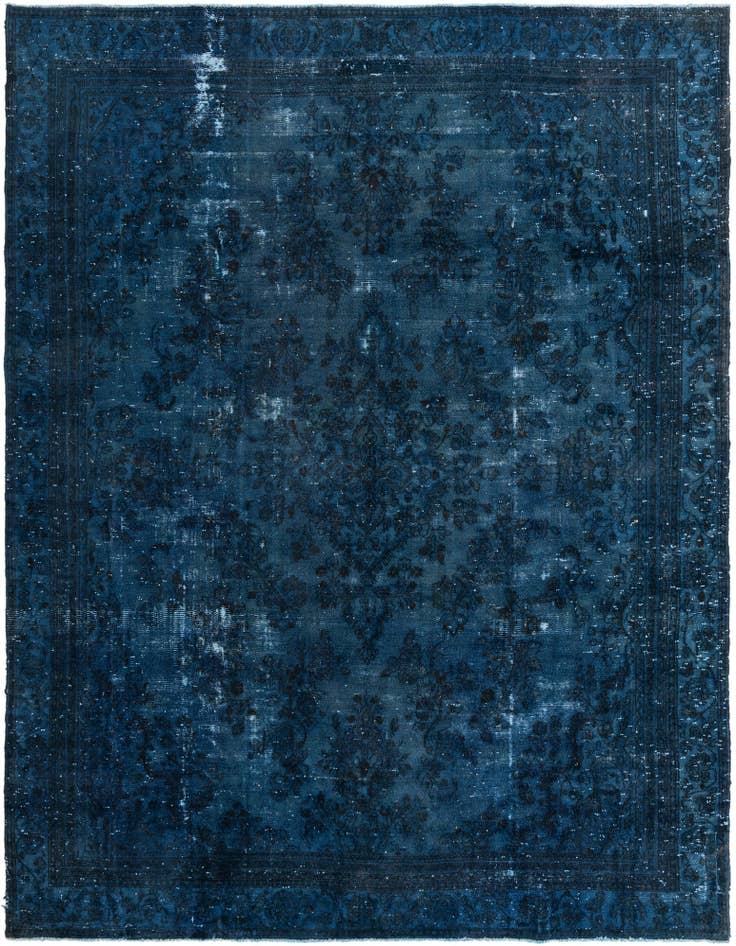 Detail image of 9' 10 x 13' 1 Hand Knotted Ultra Vintage Persian Wool Rug