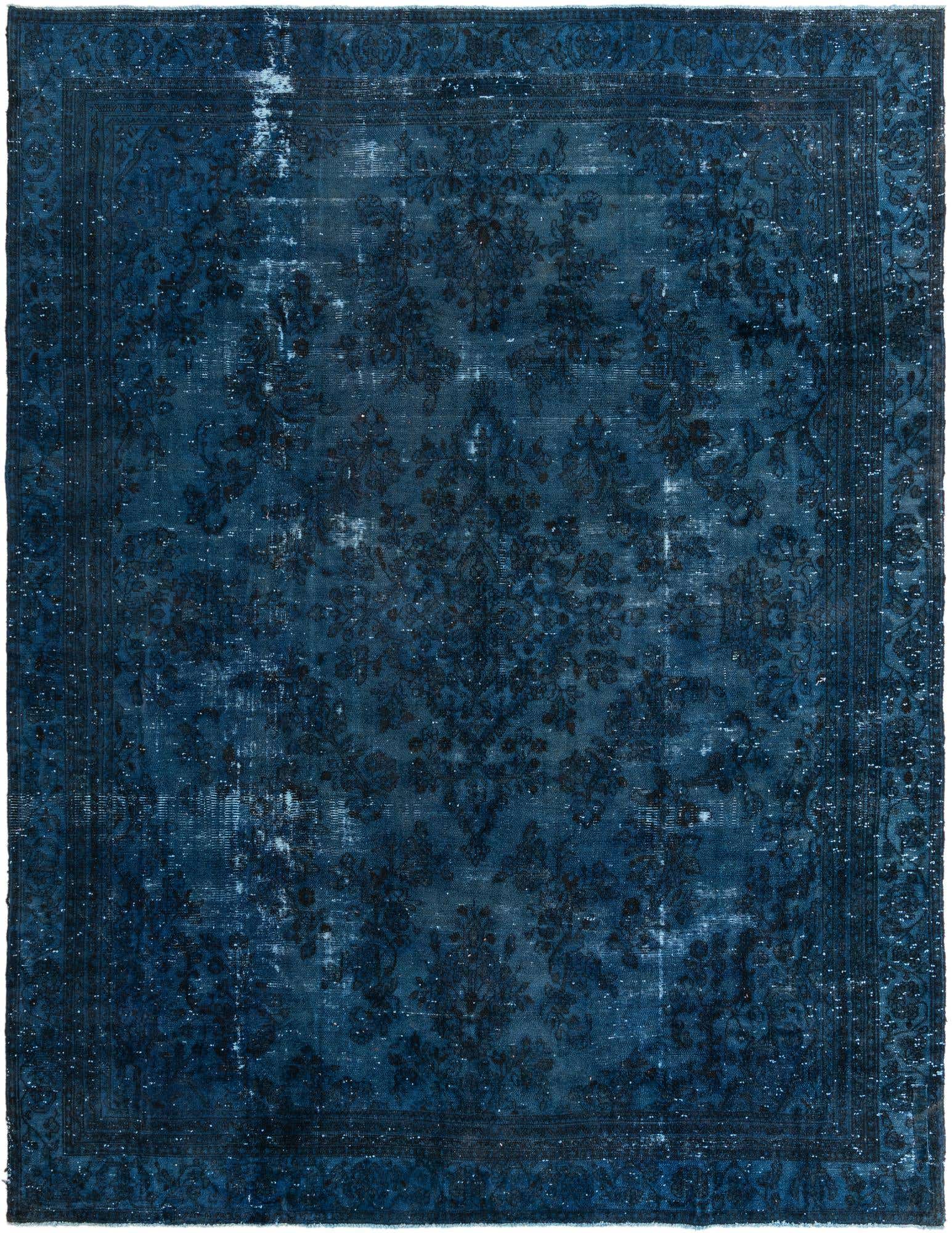 9' 10 x 13' 1 Hand Knotted Ultra Vintage Persian Wool Rug