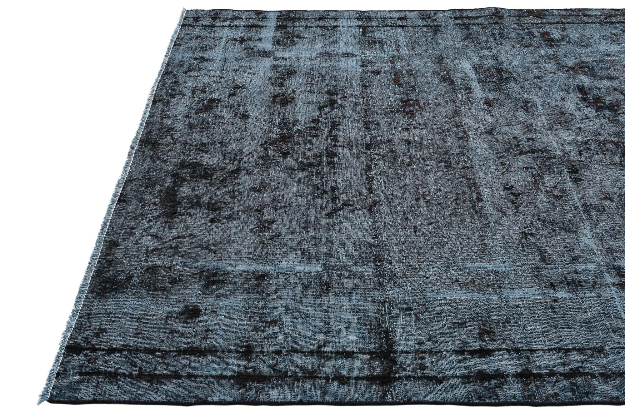 5' 7 x 7' 5 Hand Knotted Ultra Vintage Persian Wool Rug
