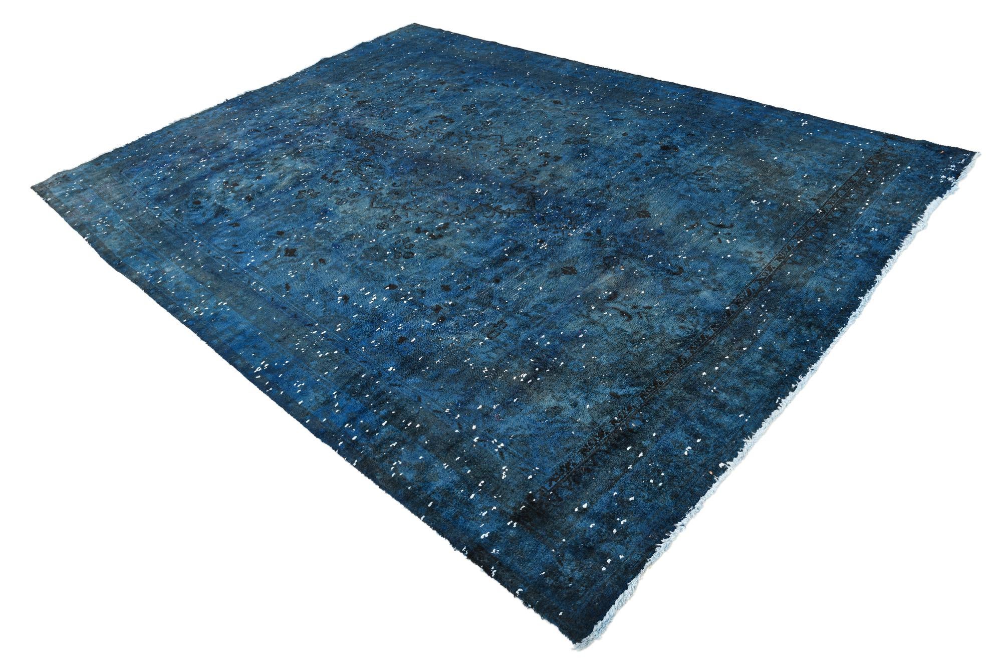 7' 9 x 10' 9 Hand Knotted Ultra Vintage Persian Wool Rug