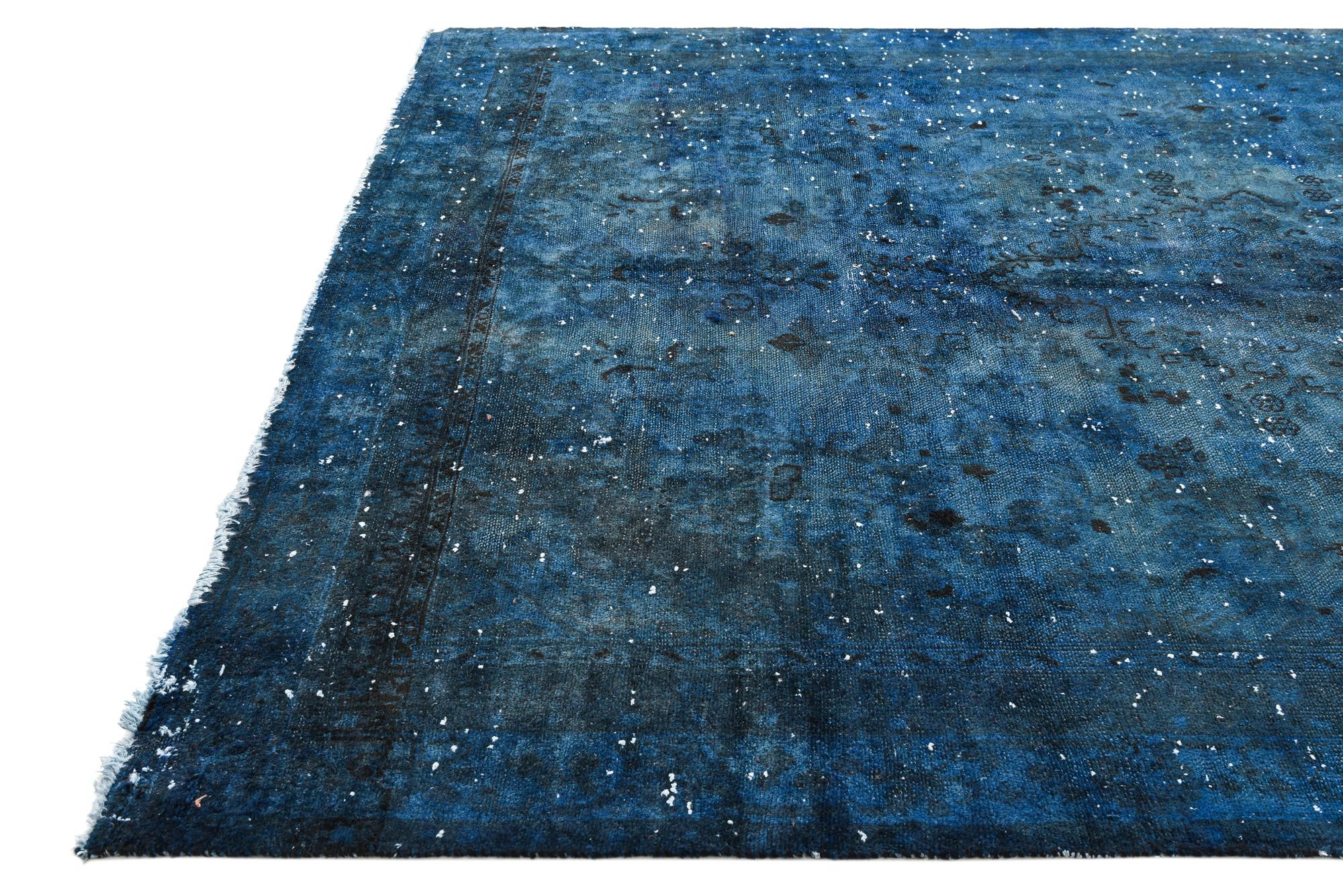7' 9 x 10' 9 Hand Knotted Ultra Vintage Persian Wool Rug