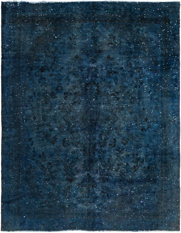 Detail image of 7' 9 x 10' 9 Hand Knotted Ultra Vintage Persian Wool Rug
